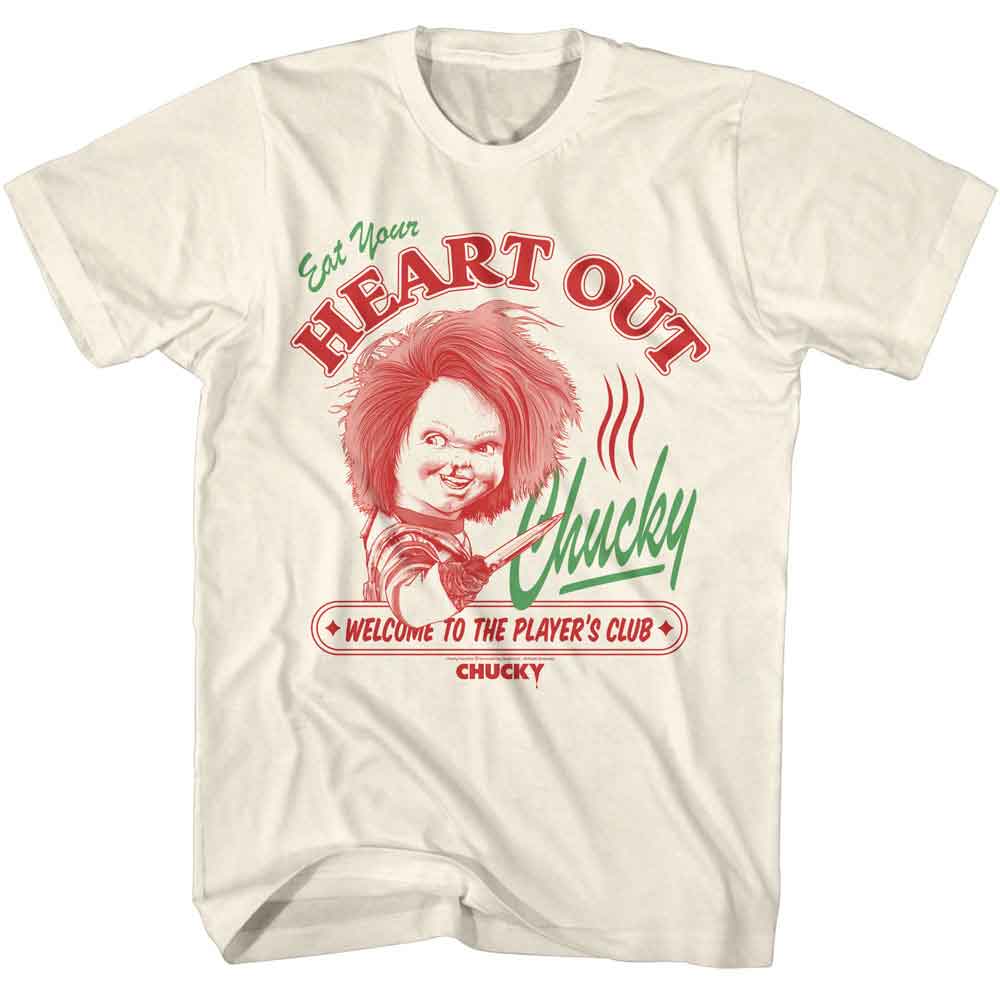 Chucky - CHUCKY EAT YOUR HEART OUT Adult Shirt