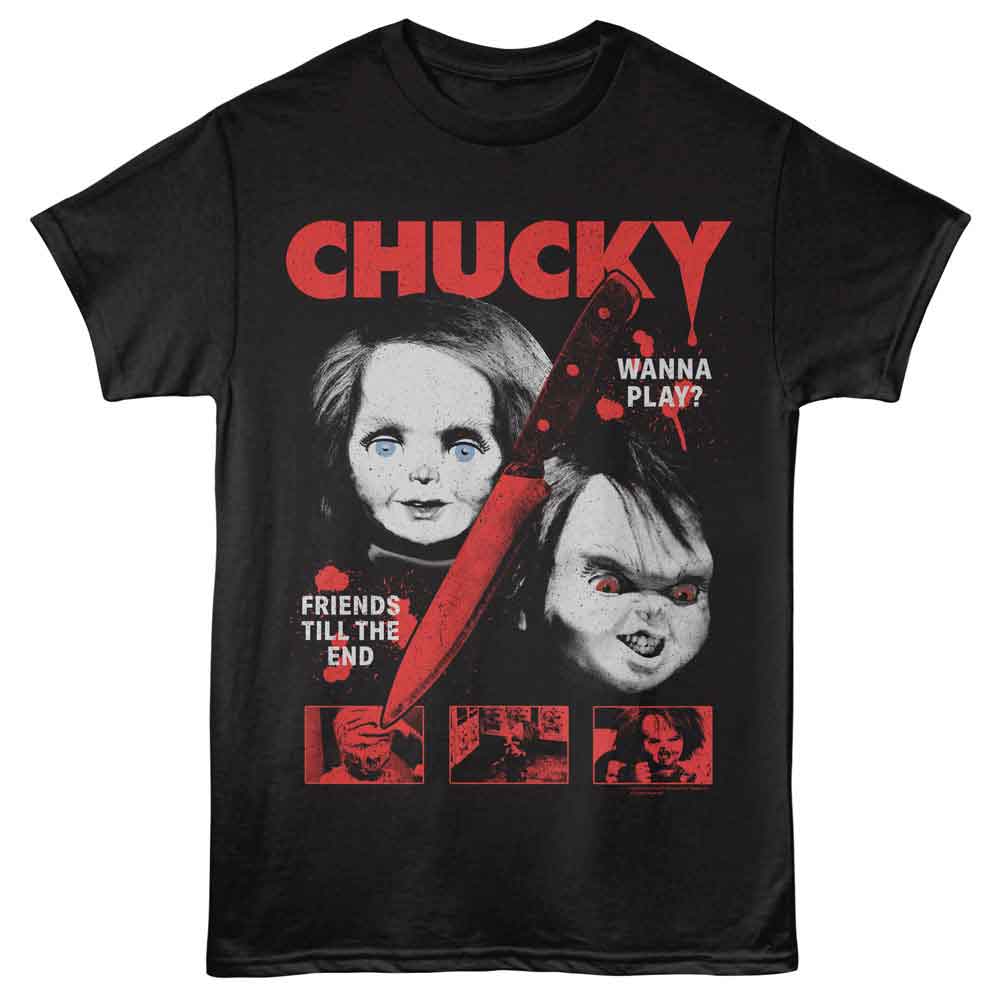 Chucky - CHUCKY KNIFE SPLIT Adult Shirt