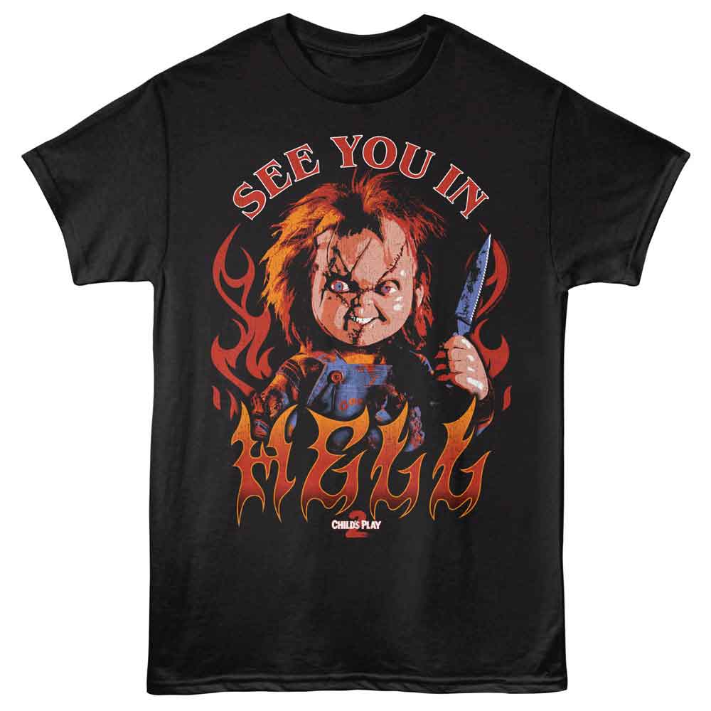 Chucky - CHUCKY SEE YOU IN Adult Shirt