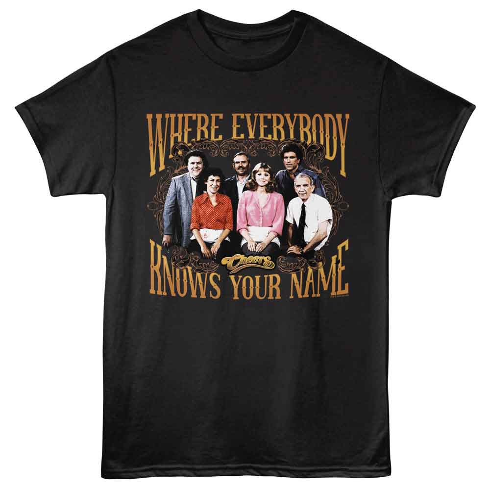 Cheers - CHEERS EVERYBODY KNOWS YOUR NAME Adult Shirt