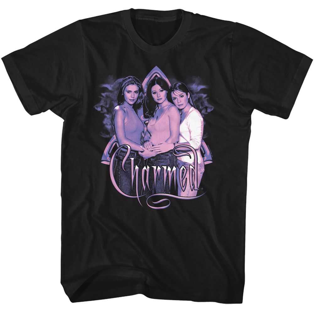 Charmed - CHARMED PURPLE SISTERS PHOTO Adult Shirt