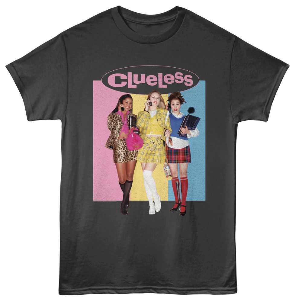 Clueless - CLUELESS 3 BLOCK COLOR Adult Shirt