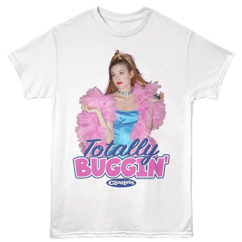 Clueless - CLUELESS TOTALLY BUGGIN Adult Shirt