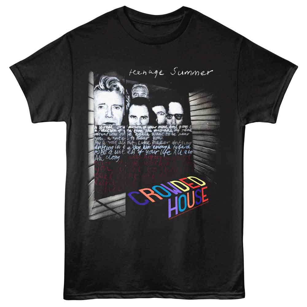 Crowded House - CROWDED HOUSE TEENAGE SUMMER Adult Shirt
