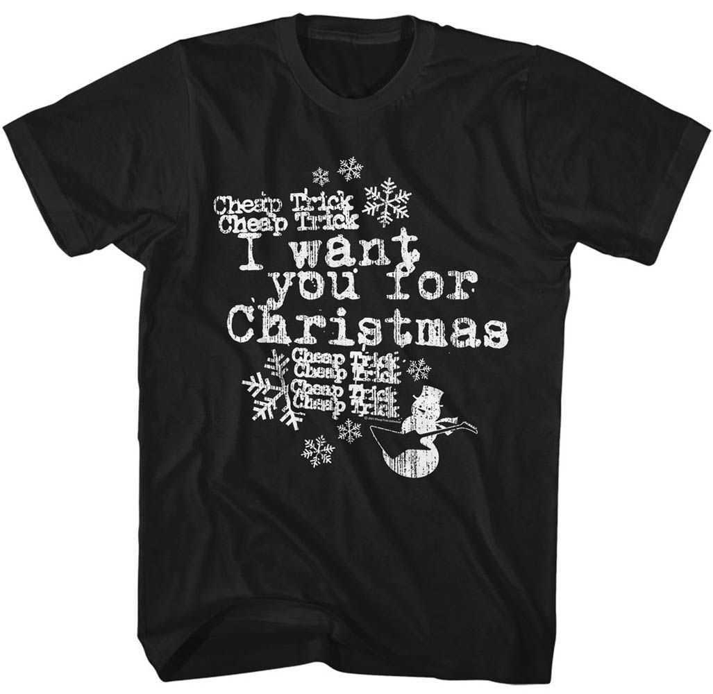 Cheap Trick - CHEAP TRICK-WANT YOU FOR CHRISTMAS Adult Shirt