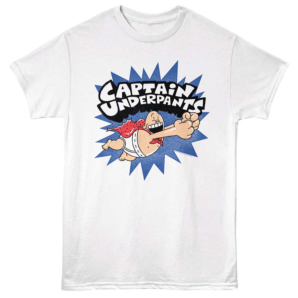 Captain Underpants - CAPTAIN UNDERPANTS FLYING Adult Shirt