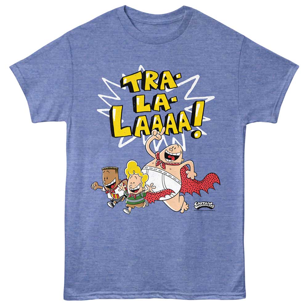 Captain Underpants - CAPTAIN UNDERPANTS RUNNING Adult Shirt