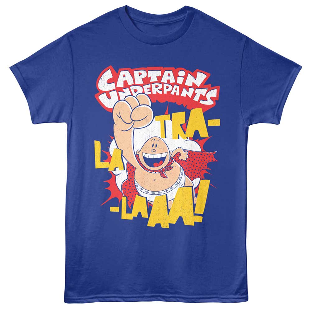 Captain Underpants - CAPTAIN UNDERPANTS TRA LA LAAA Adult Shirt