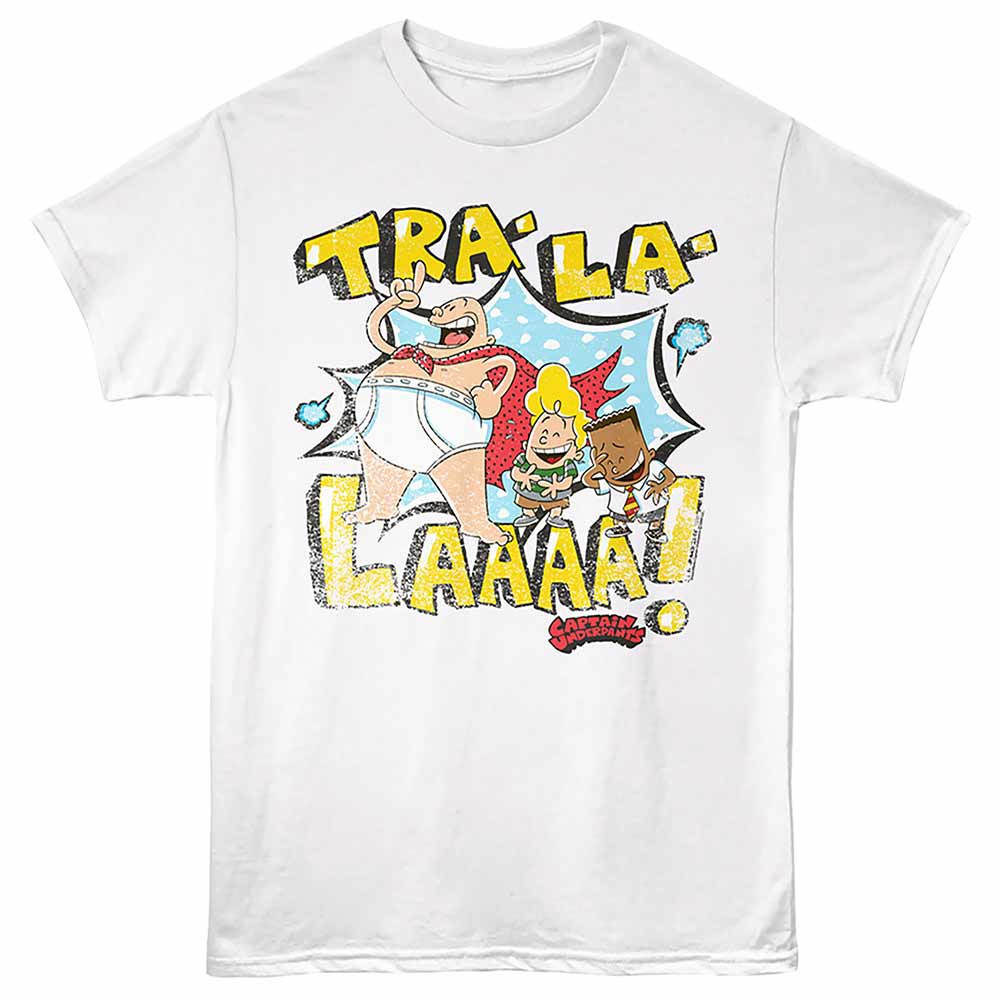 Captain Underpants - CAPTAIN UNDERPANTS TRA LA LAUGH Adult Shirt