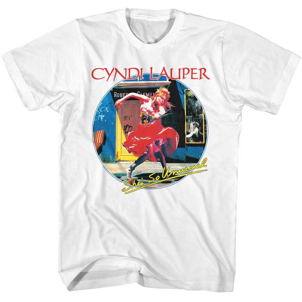 Cyndi Lauper - CYNDI LAUPER SHES SO UNUSUAL Adult Shirt