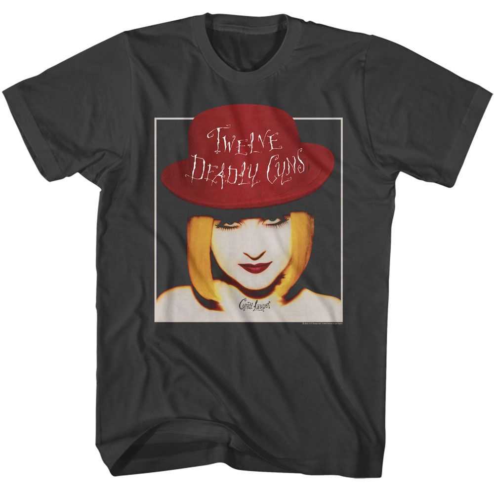 Cyndi Lauper - CYNDI LAUPER TWELVE DEADLY GUNS Adult Shirt