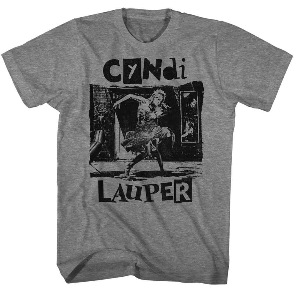 Cyndi Lauper - CYNDI LAUPER TORN NOTE DANCE Adult Shirt