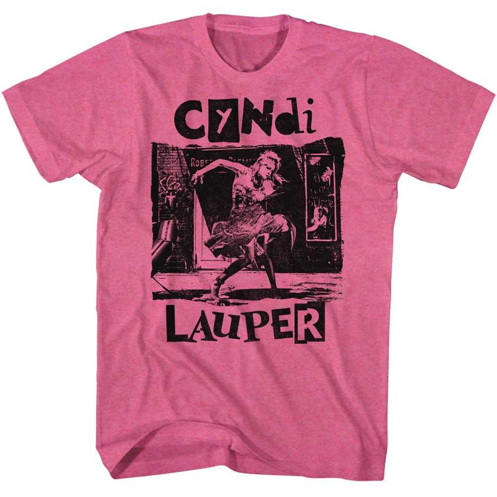 Cyndi Lauper - CYNDI LAUPER TORN NOTE DANCE Adult Shirt