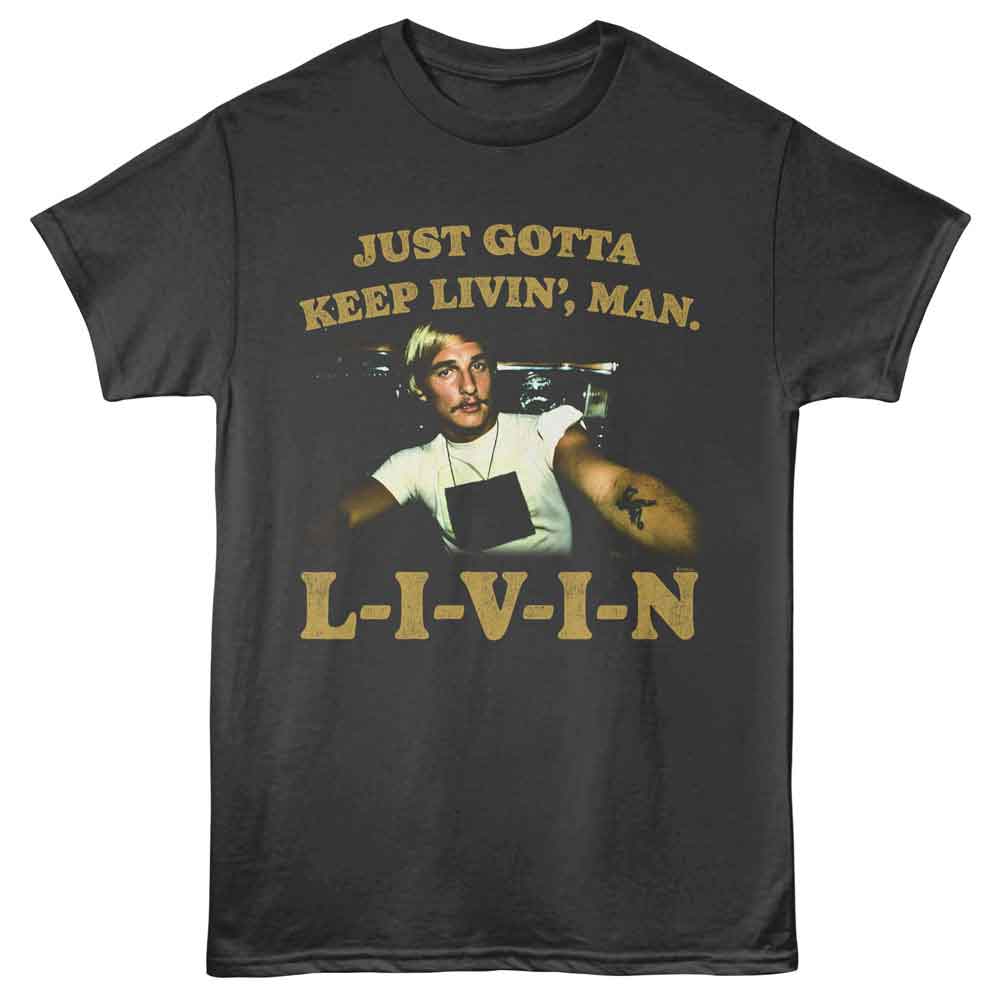 Dazed And Confused - DAZED AND CONFUSED L I V I N Adult Shirt