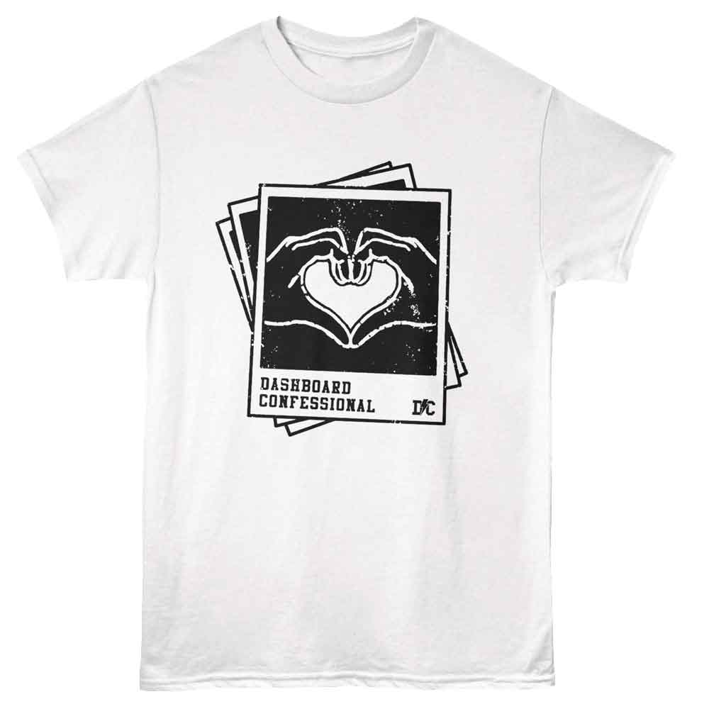 Dashboard Confessional - DASHBOARD CONFESSIONAL PICTURES HAND HEART Adult Shirt