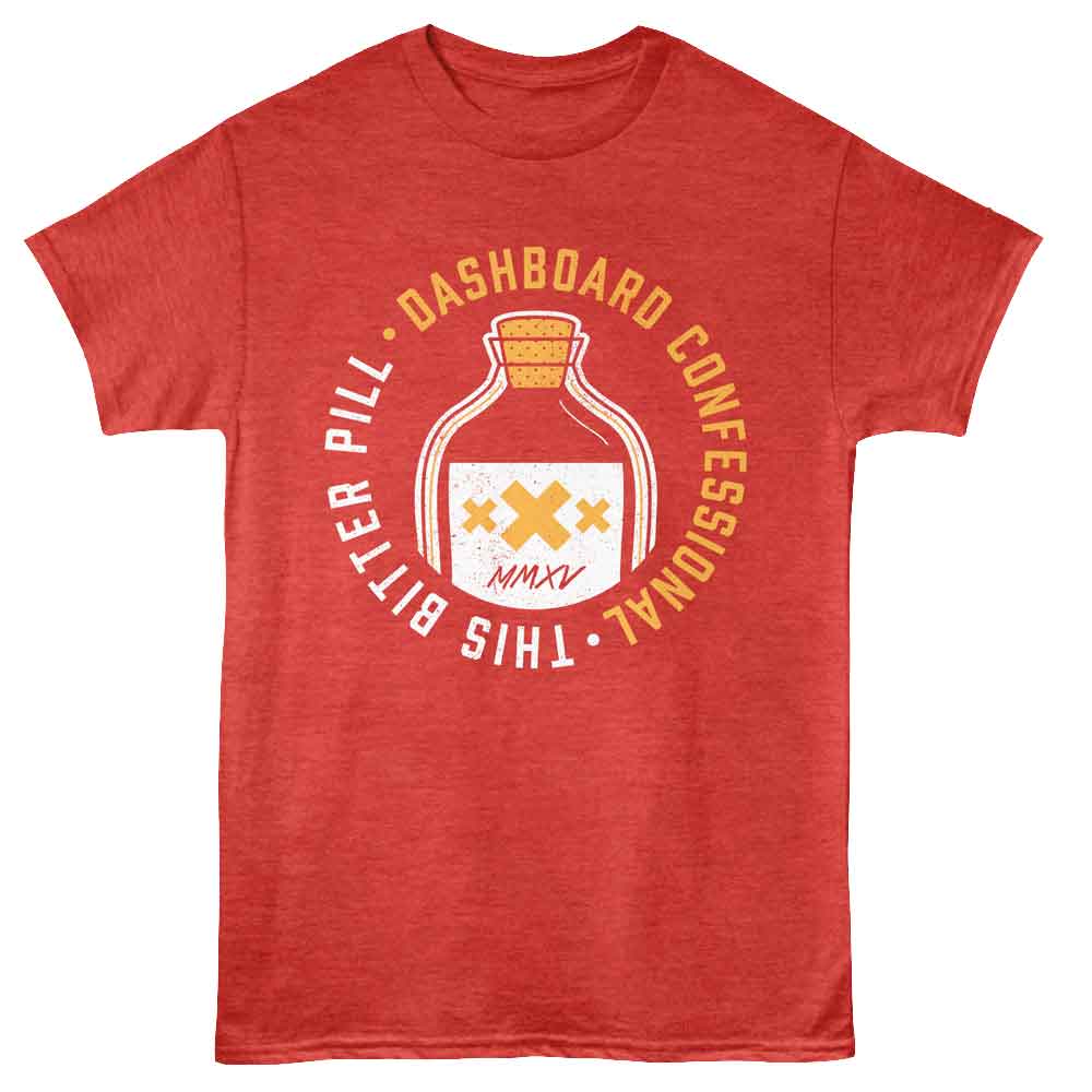 Dashboard Confessional - DASHBOARD CONFESSIONAL THE BITTER PILL Adult Shirt