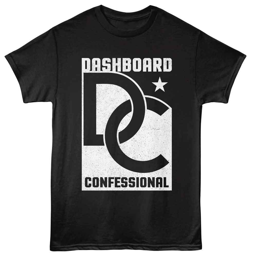 Dashboard Confessional - DASHBOARD CONFESSIONAL INTERLOCKING Adult Shirt