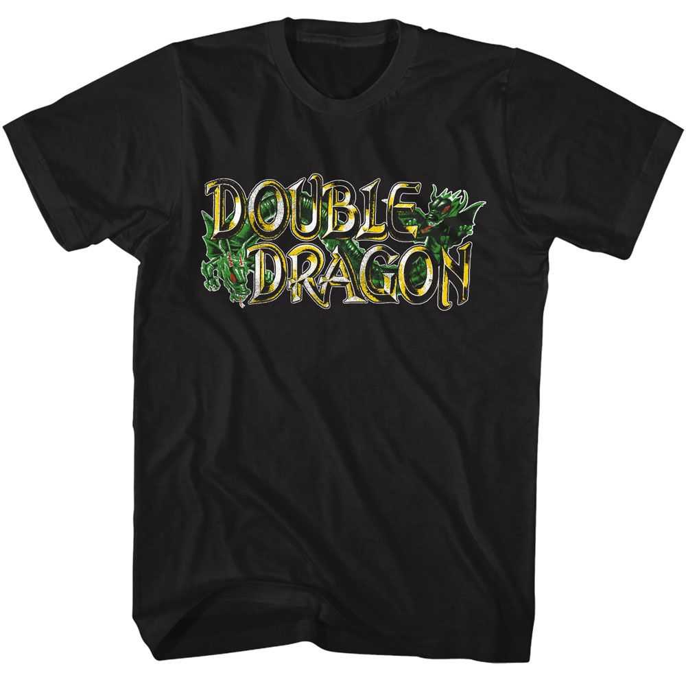 Double Dragon - DOUBLE DRAGON VINTAGE LOGO Adult Shirt