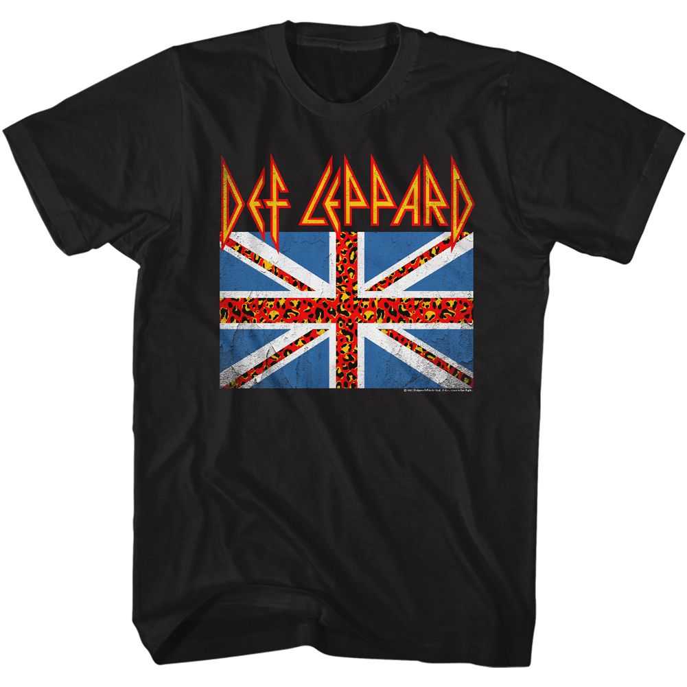 Def Leppard - LEOPARD FLAG Adult Shirt