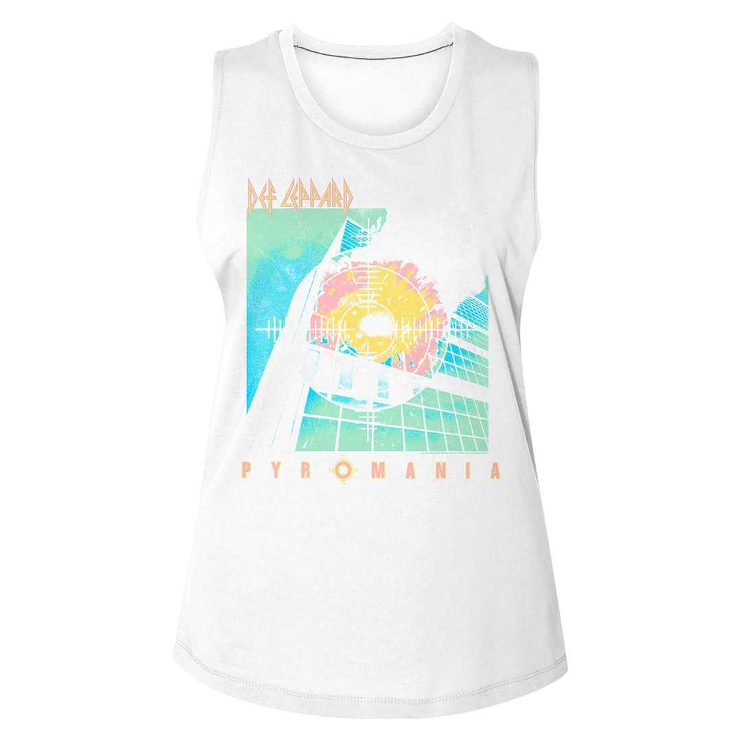 Def Leppard - BRIGHT COLOR PYRO Adult Shirt