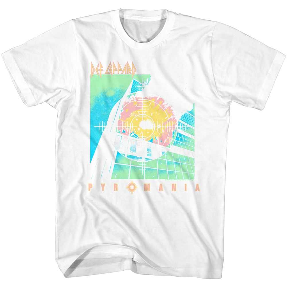 Def Leppard - BRIGHT COLOR PYRO Adult Shirt