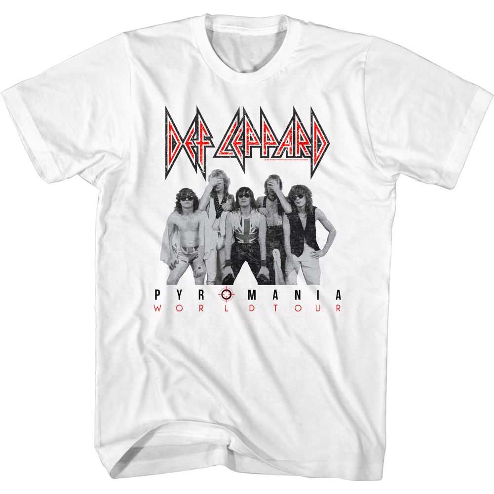 Def Leppard - PYROMANIA WT Adult Shirt