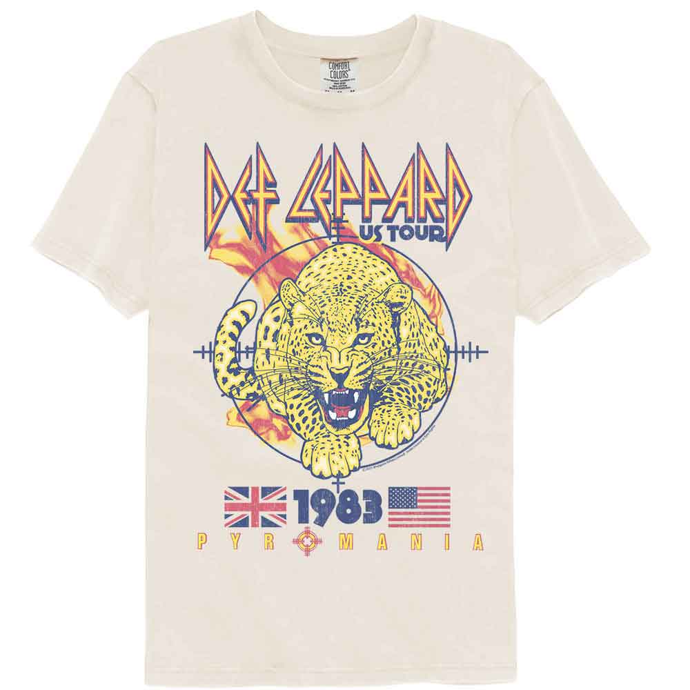 Def Leppard - DEF LEPPARD PYROMANIA LEOPARD Adult Shirt