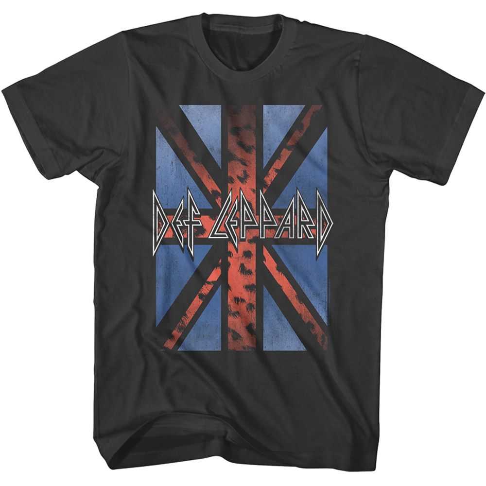 Def Leppard - DEF LEPPARD LEOPARD FLAG 2 Adult Shirt