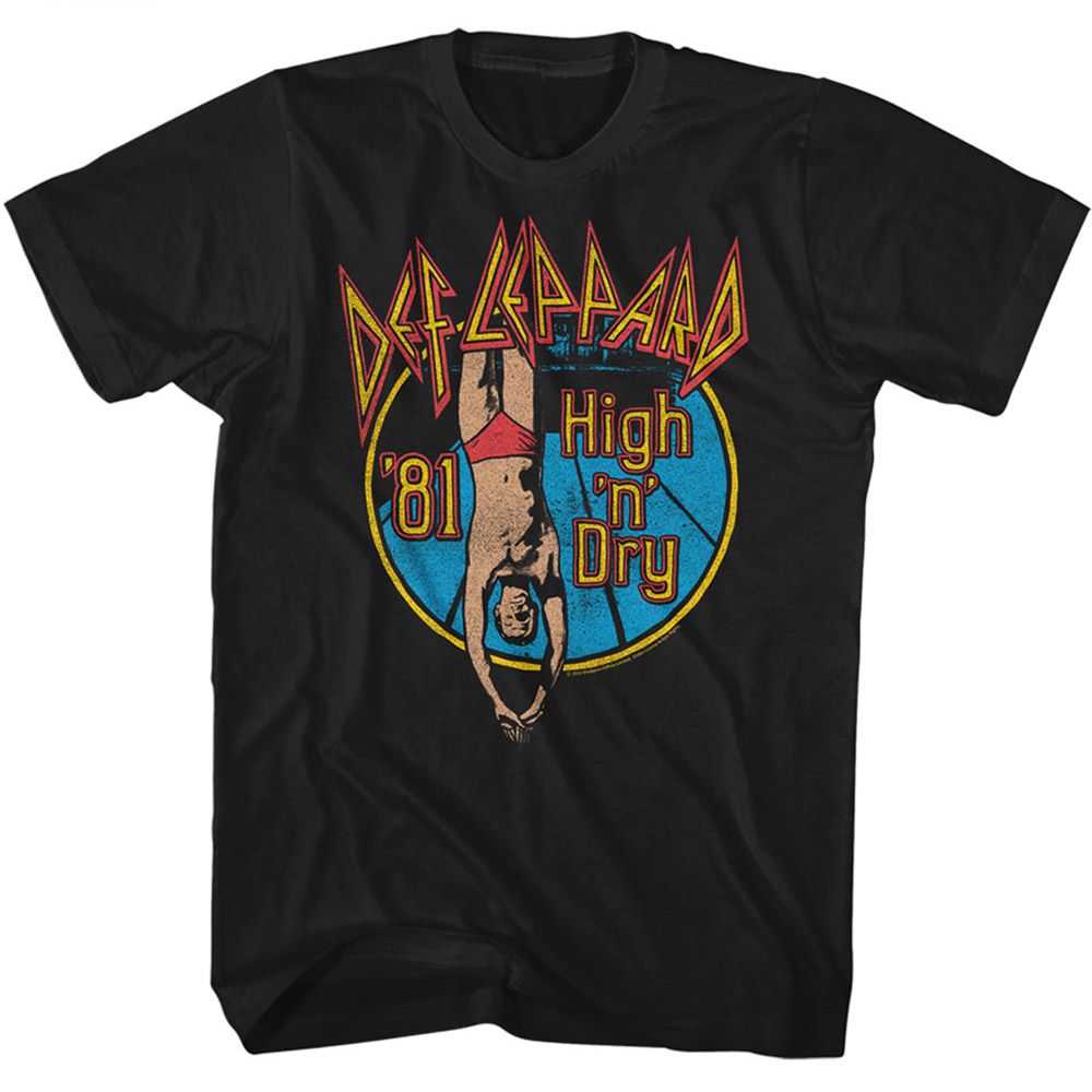 Def Leppard - DEF LEPPARD HIGH N DRY Adult Shirt