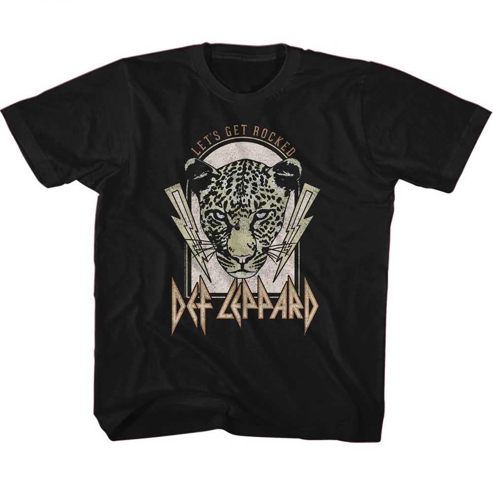 Def Leppard - DEF LEPPARD LIGHTNING BOLTS LETS GET ROCKED Youth Shirt