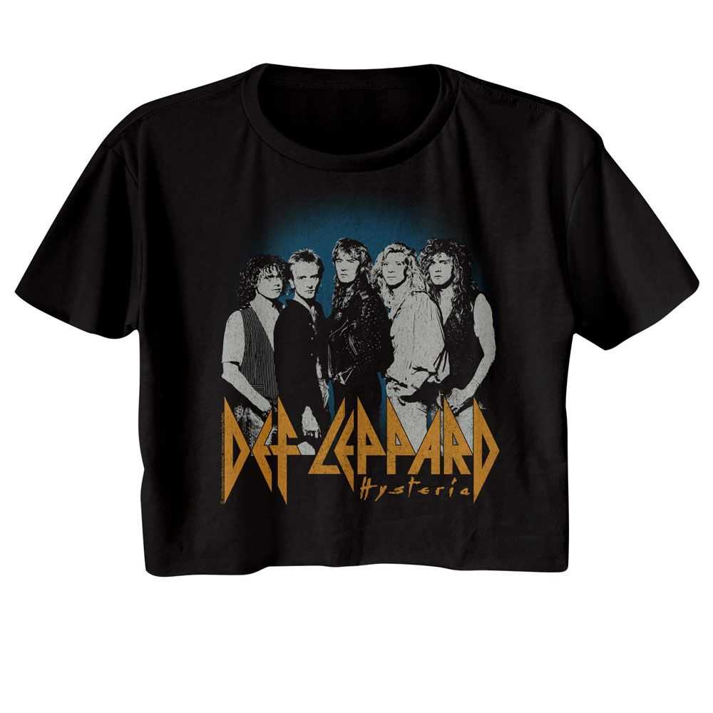 Def Leppard - DEF LEPPARD BLUE FADE BACKGROUND Adult Shirt