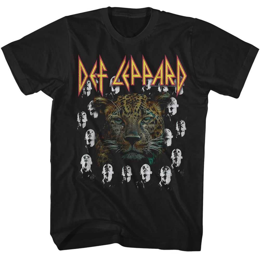 Def Leppard - DEF LEPPARD LEOPARD W HIGH N DRY HEADS Adult Shirt