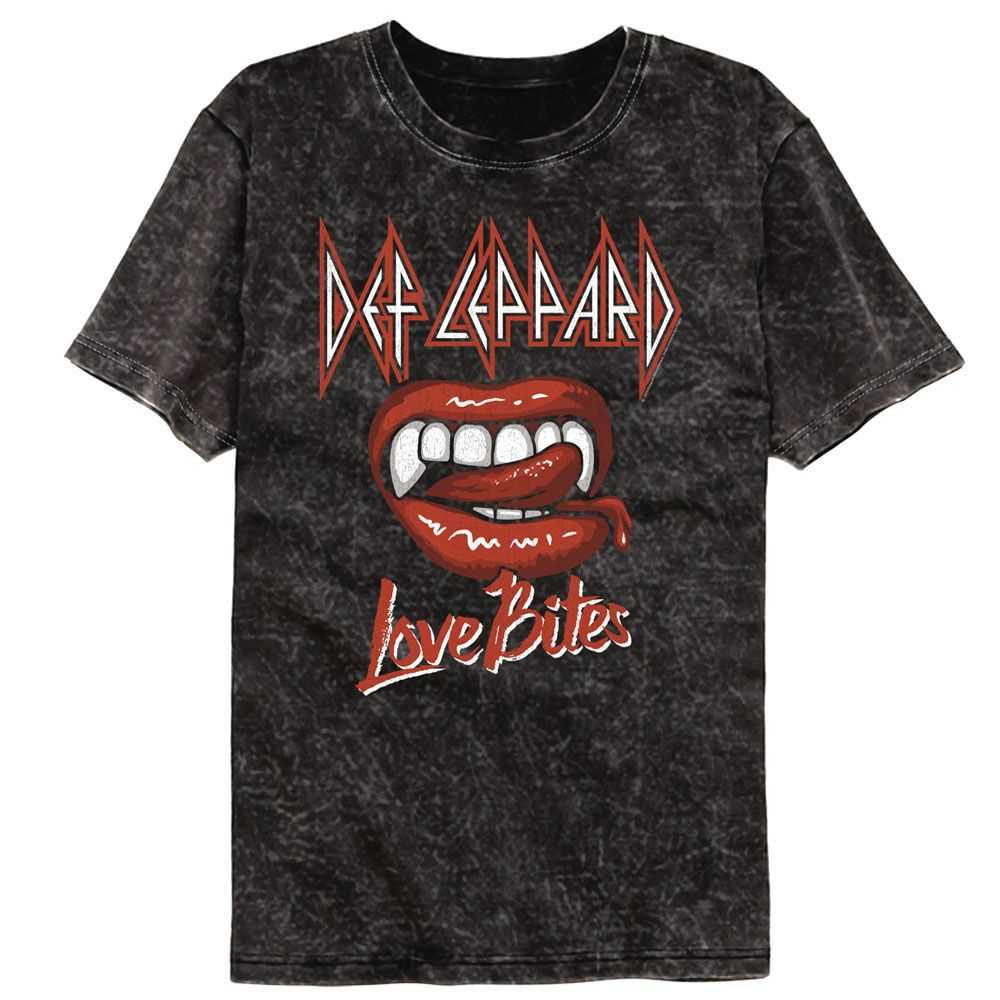 Def Leppard - DEF LEPPARD LOVE IS BITING Adult Shirt