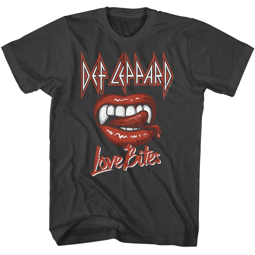 Def Leppard - DEF LEPPARD LOVE IS BITING Adult Shirt