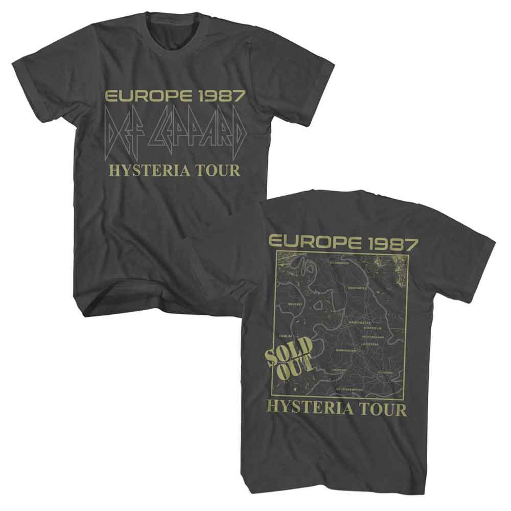 Def Leppard - DEF LEPPARD EUROPE 1987 Adult Shirt