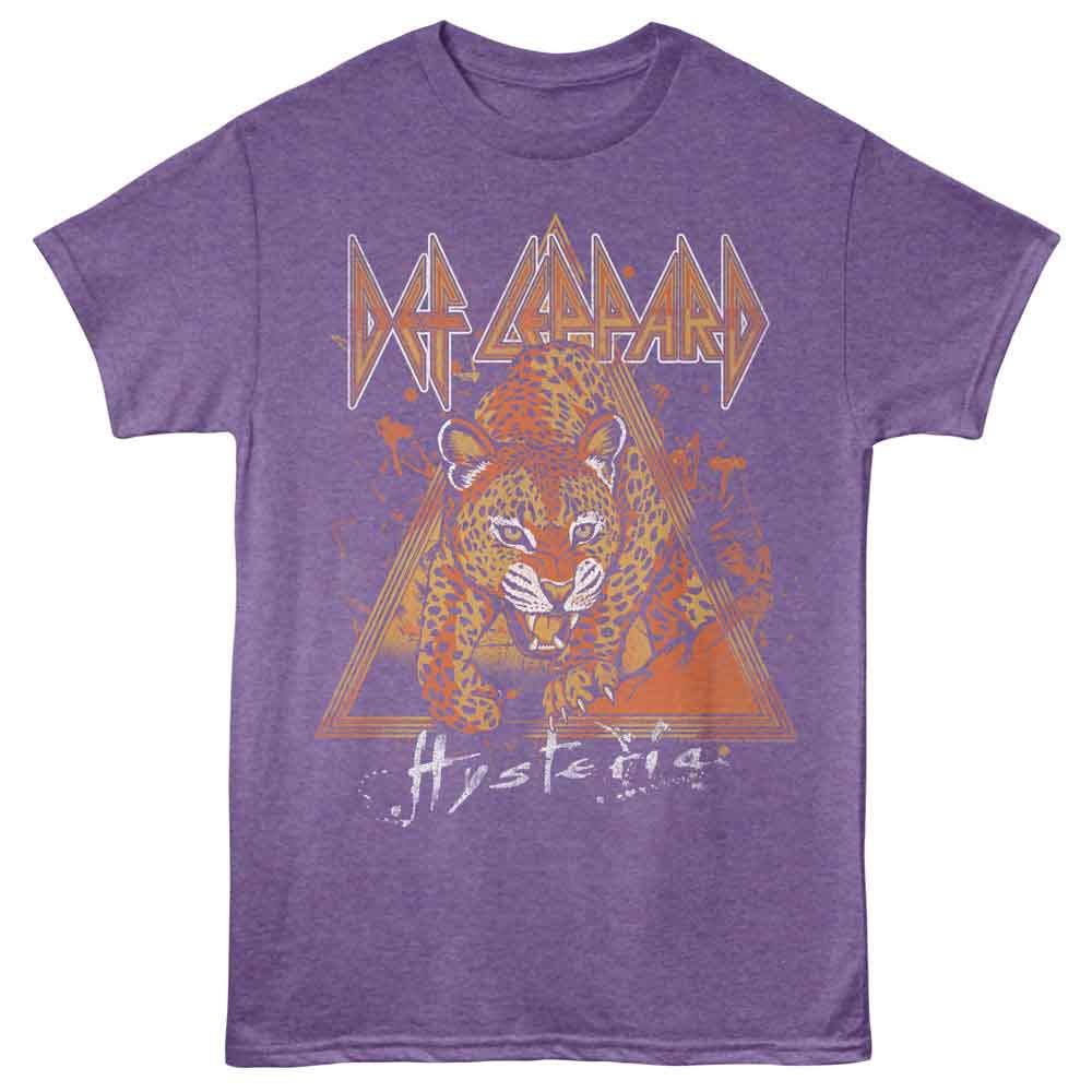Def Leppard - DEF LEPPARD LEOPARD ON ROCK HYSTERIA Adult Shirt