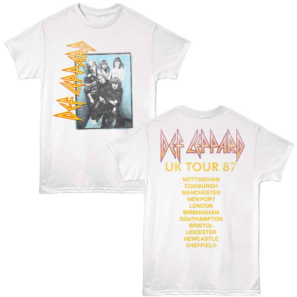 Def Leppard - DEF LEPPARD UK TOUR 87 Adult Shirt