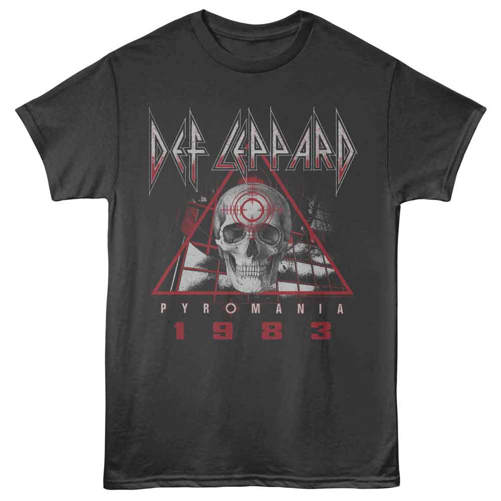 Def Leppard - DEF LEPPARD PYRO SKULL Adult Shirt