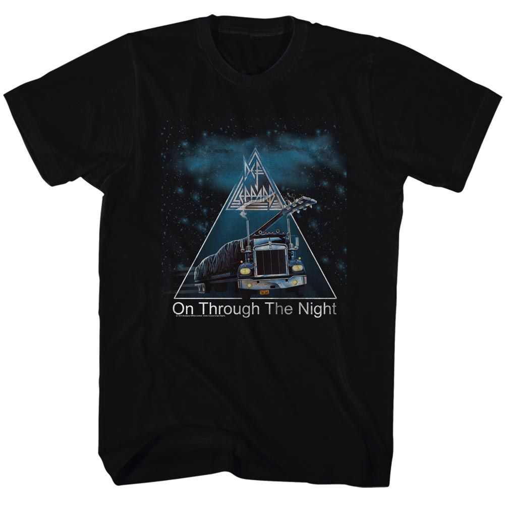 Def Leppard - ON THROUGH THE NIGHT Adult Shirt