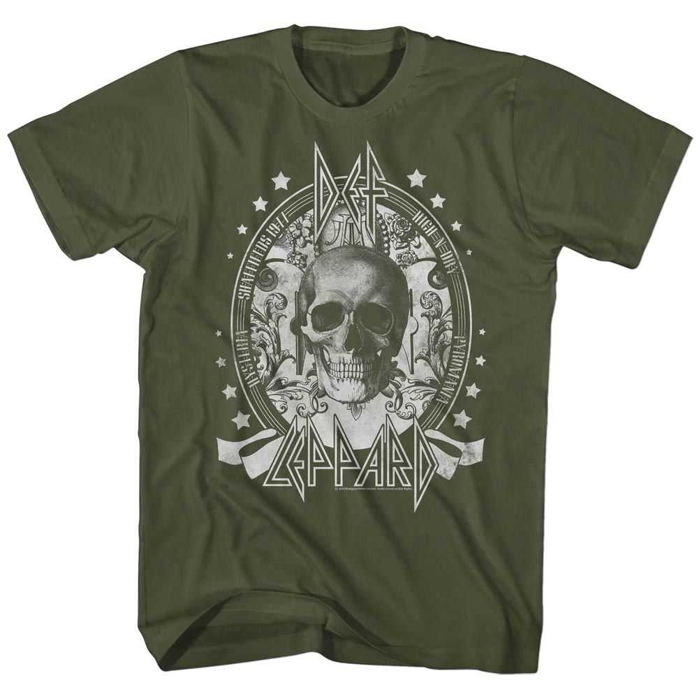 Def Leppard - SKULL Adult Shirt