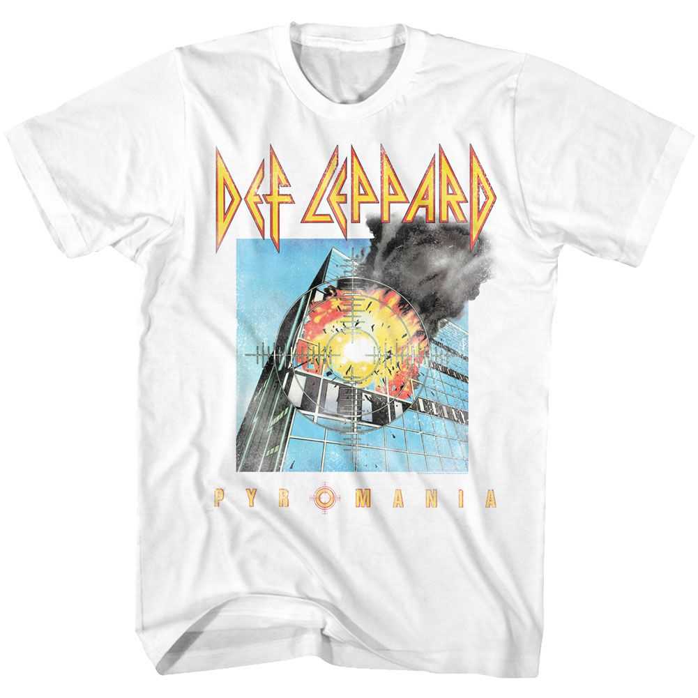 Def Leppard - FADED PYROMANIA Adult Shirt