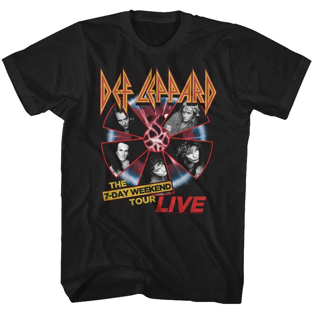 Def Leppard - 7 DAY WEEKEND Adult Shirt