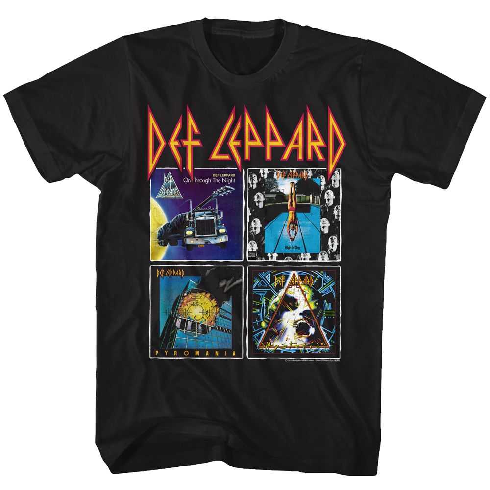 Def Leppard - 80SALBUMS Adult Shirt