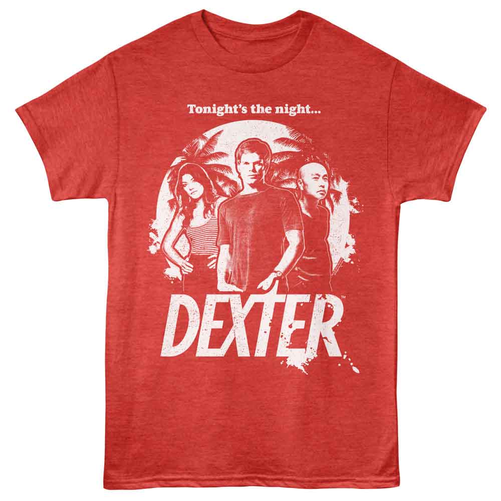 Dexter - DEXTER GROUP AND PALM TREES ONE COLOR Adult Shirt