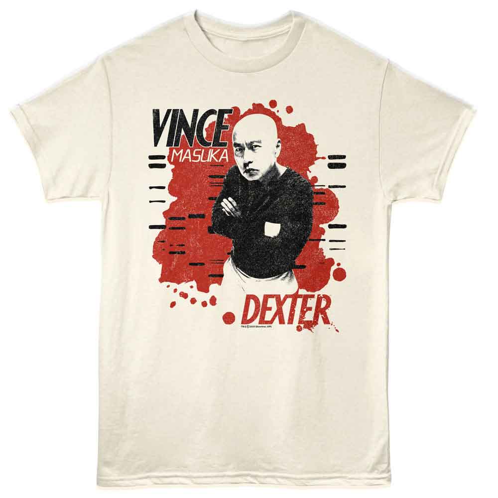 Dexter - DEXTER MASUKA SPLATTER Adult Shirt