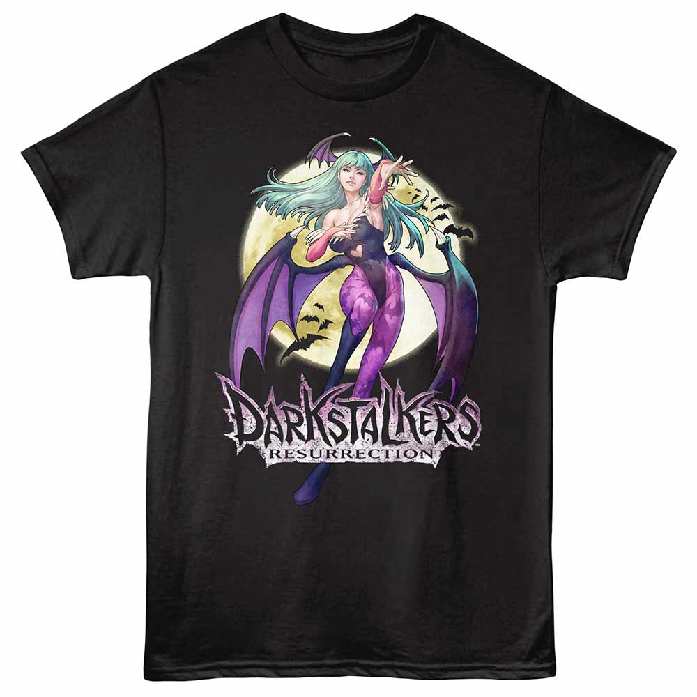 Darkstalkers - DARKSTALKERS MORRIGAN REACH Adult Shirt