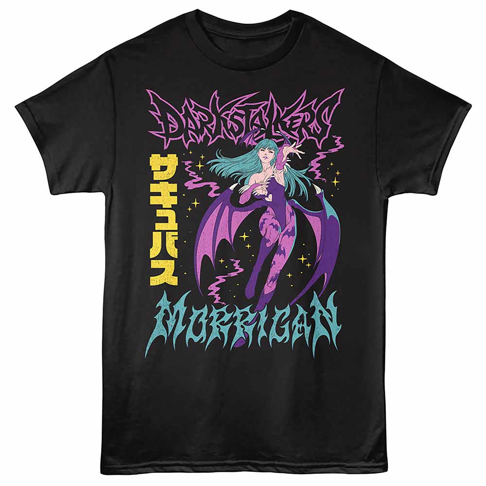 Darkstalkers - DARKSTALKERS MORRIGAN NIGHT SKY Adult Shirt