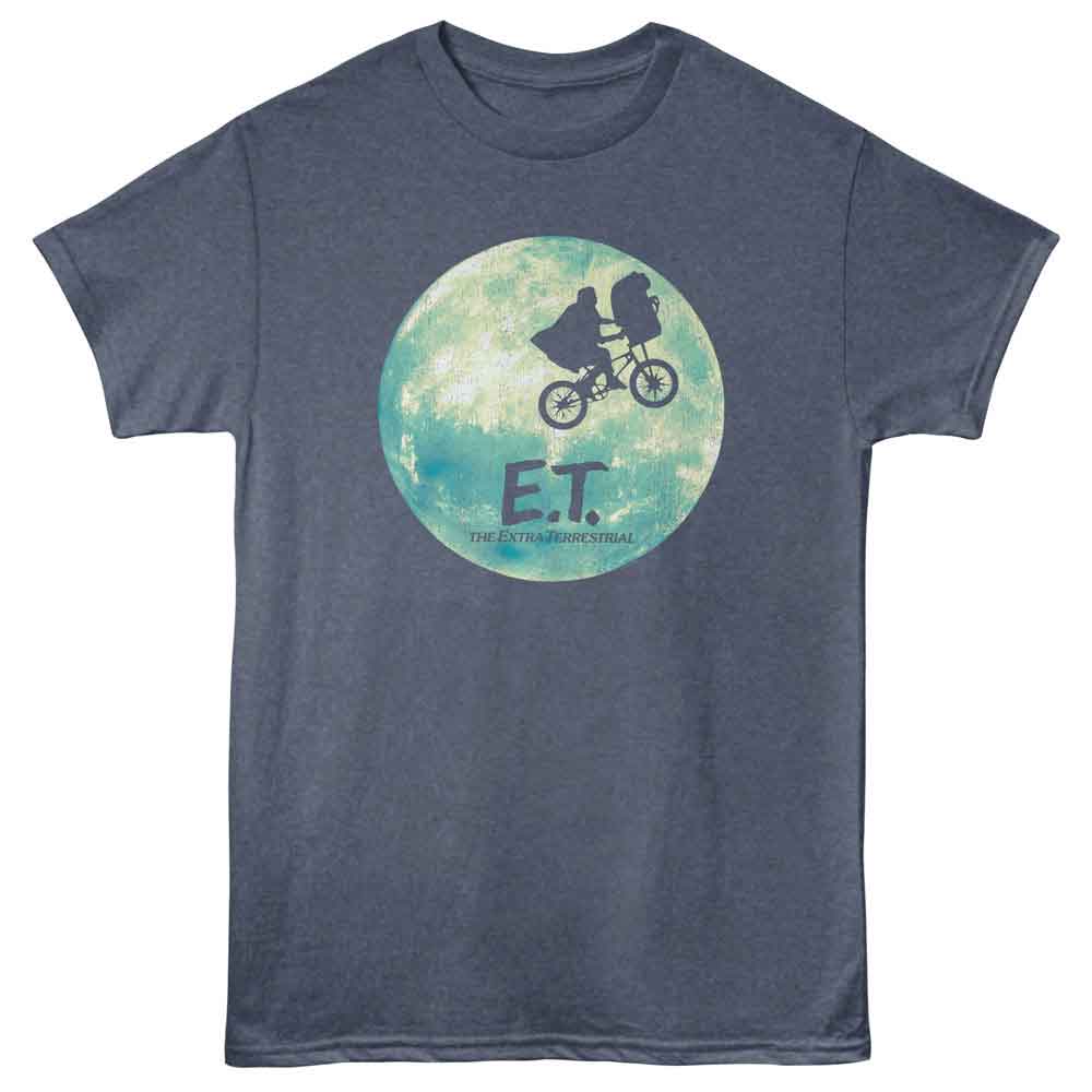 ET - ET BIKE AND MOON Adult Shirt