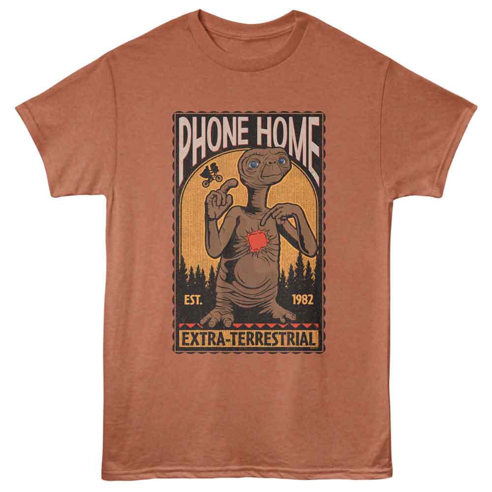 ET - ET PHONE HOME 1982 Adult Shirt