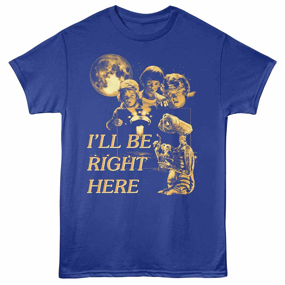 ET - ET RIGHT HERE MONOCHROME Adult Shirt